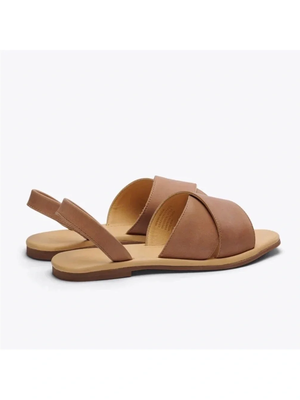 Nisolo | All Day Cross Sandal in Almond 9